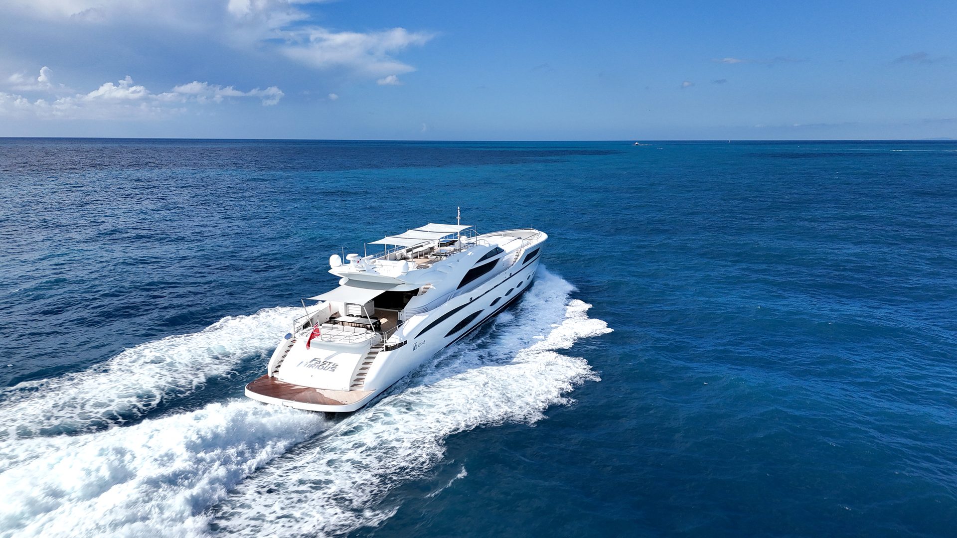 AB 145 luxury fast yacht charter — 44 metre Italian motor yacht Mediterranean